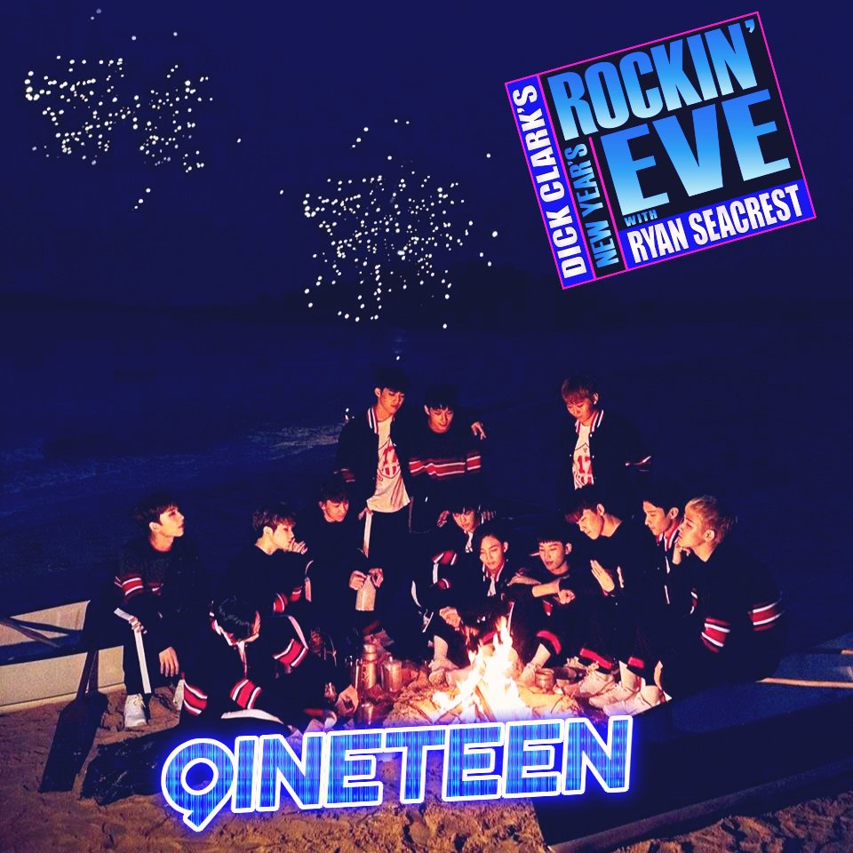 KEYTelevision's tweet photo. I think we need a bigger stage! @i9INETEEN are hitting our stages with a brand new single tonight! #RockinNYE2020🍾 https://t.co/KE22k7Dhyv