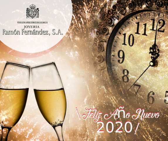 JoyeriaRamonF's tweet photo. En Joyería Ramón Fernández te enviamos nuestros mejores deseos, para que cada día de este nuevo año valga la pena y esté lleno de felicidad y mucha prosperidad 😄

🎇 ¡Feliz Año Nuevo 2020! 🎇 https://t.co/46YtgvEsU3