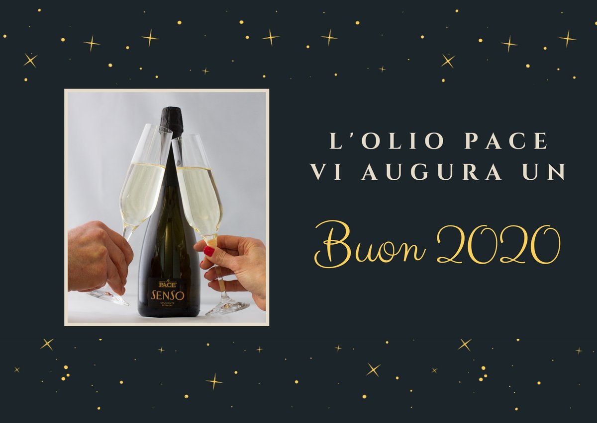 L'olio Pace vi augura un felice 2020!