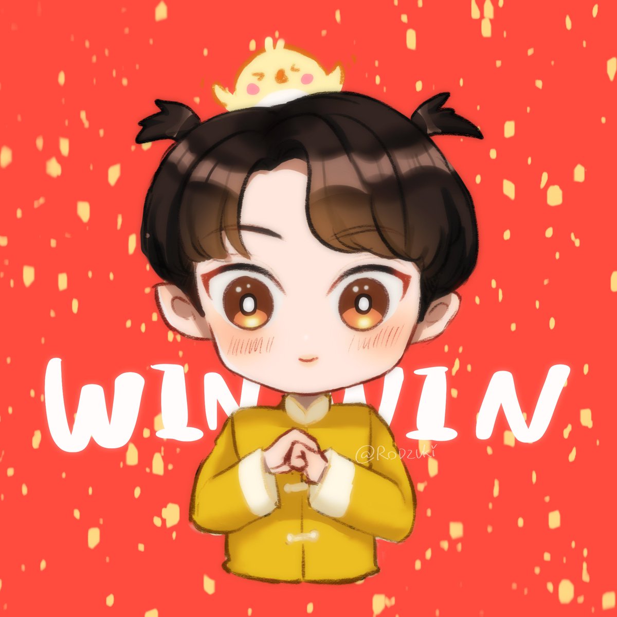 rodzuki94's tweet photo. although there are still 24 days to go before the chinese spring festival, I still drew the yuwin first. hope guys will like it.😘 #WINWIN #YUTA #YUWIN https://t.co/4YT0F7maha