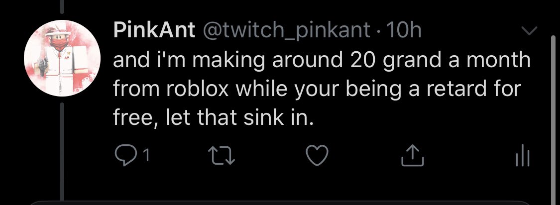 Pinkant Twitch Pinkant Twitter - pinkant roblox face reveal