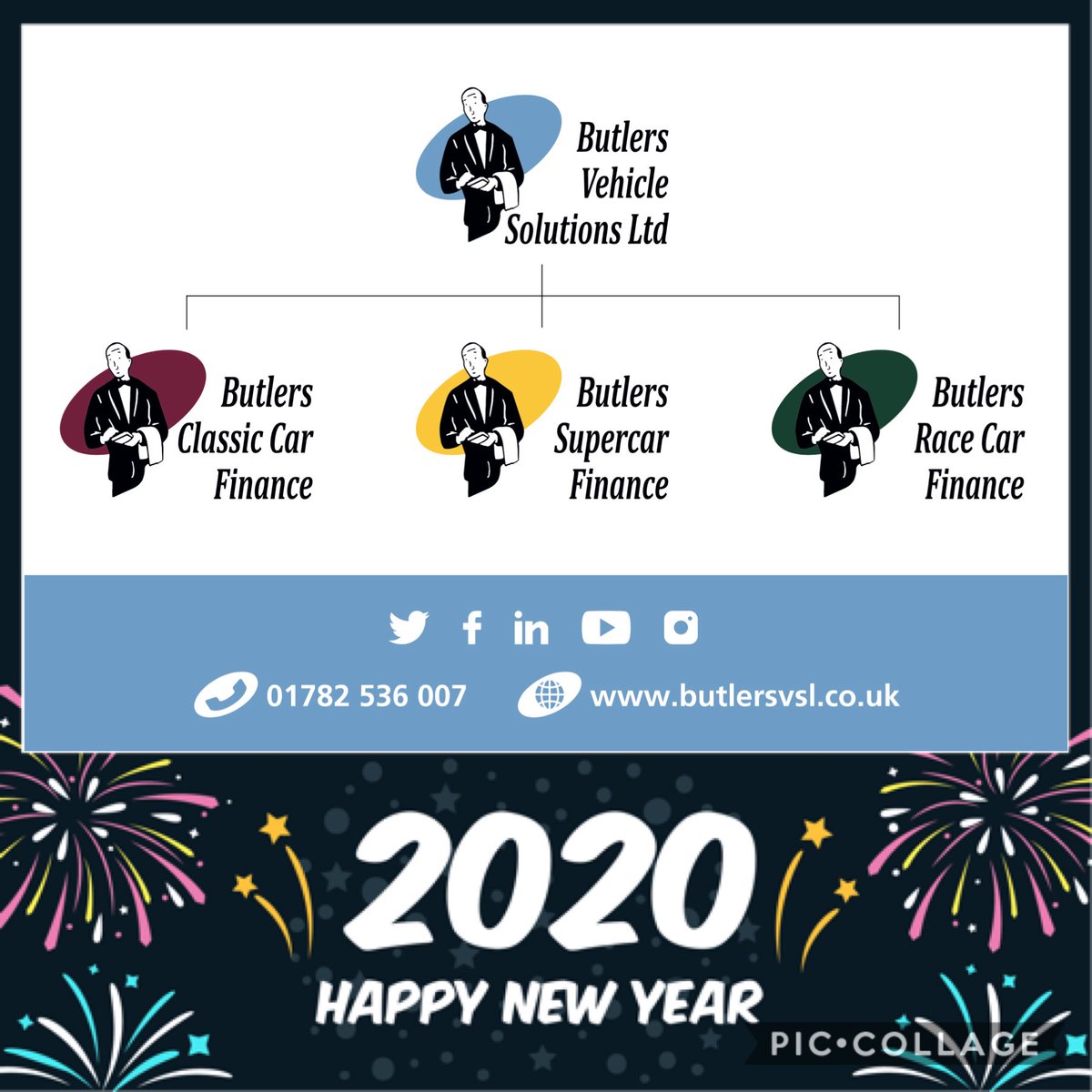 ButlersSupercar's tweet photo. Wishing all our customers, friends, family, followers a #happynewyear2020 &amp; we hope 2020 will be everything you want it to be 🚗🚙🚌🚐🚚🚕🚜. #financemysupercar 🥳2️⃣0️⃣2️⃣0️⃣🍾🥂
@ButlersVehicle @ButlersClassic @ButlersSupercar  @RaceCarFinance https://t.co/cPFAJf6d1Q