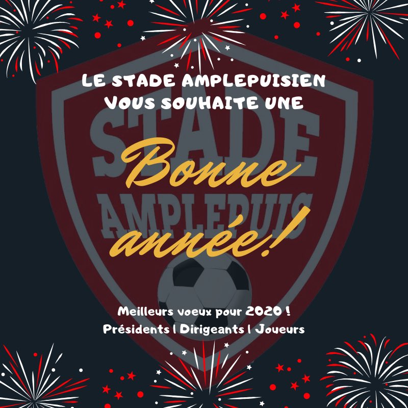StadeAmplepuis's tweet photo. Meilleurs vœux à tous 

#AllezSA🔴⚪️ https://t.co/w7CNl7myI5