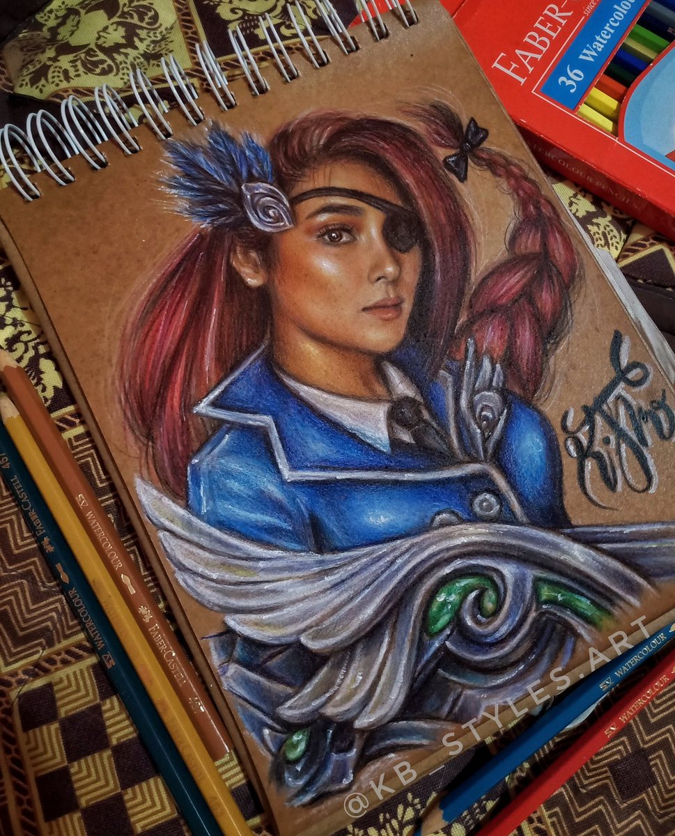 Kitkatketh's tweet photo. Kathryn Bernardo as Lesley in Mobile Legends❤

Using Faber Castell WC pencil on Kraft Paper❤

#KathrynBernardo 
#Lesley
#MobileLegends 
#FaberCastell https://t.co/EzODvCwNVZ