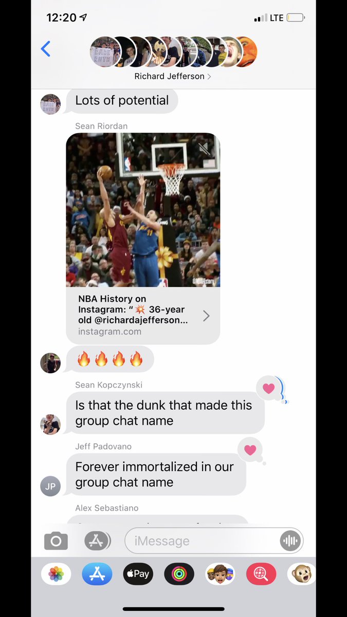 TheRealSRiordan's tweet image. Bringing in the new decade with @Rjeff24 tomahawking @KlayThompson inspiring our group chat name for the past 4 years #gonets #goat