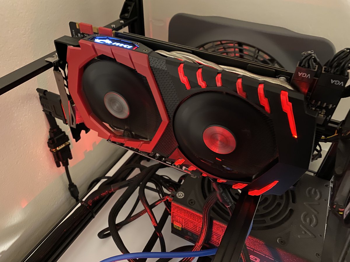 TheBinaryRunner's tweet photo. #justminerthings #gpuaddict
Refurbing the last batch of used GPU's I picked up. I know how to party. https://t.co/oBFcVb0wWK