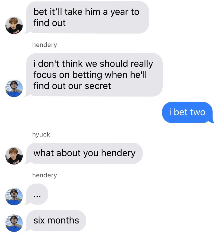 hendery bets six months