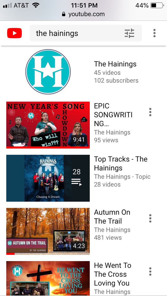 HainingsBand's tweet photo. Guys! We made it to 100 subscribers, and then some! Thank you so much! https://t.co/VeqZGZ5MHj