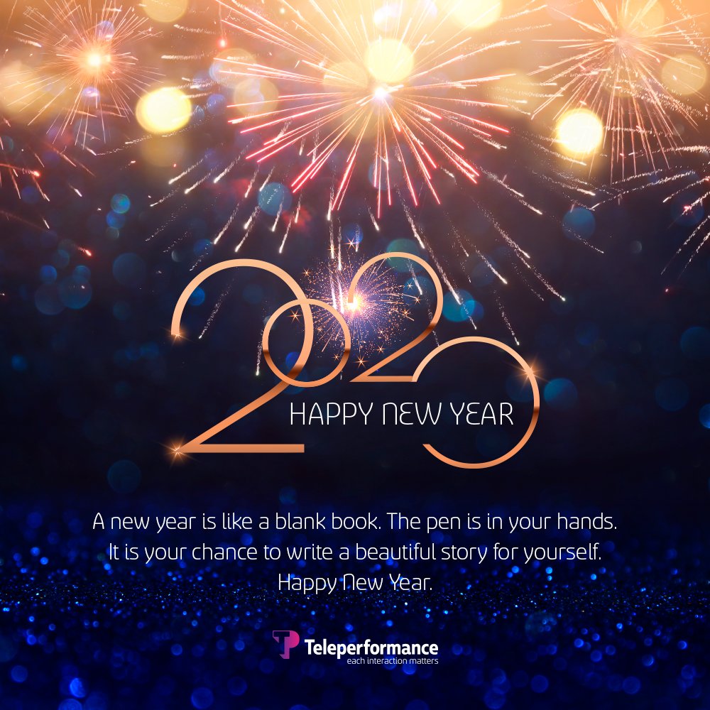 WeAreTPinES's tweet photo. The TP Family wishes you a Happy New Year! 🌟
.
May this year be full of grand adventures and opportunities!
.
Let's dream big and make the most of 2020! ☀️
.
#InteractionExperts #TPFamily #TPElSalvador #EachInteractionMatters https://t.co/hW1xOFIO0L