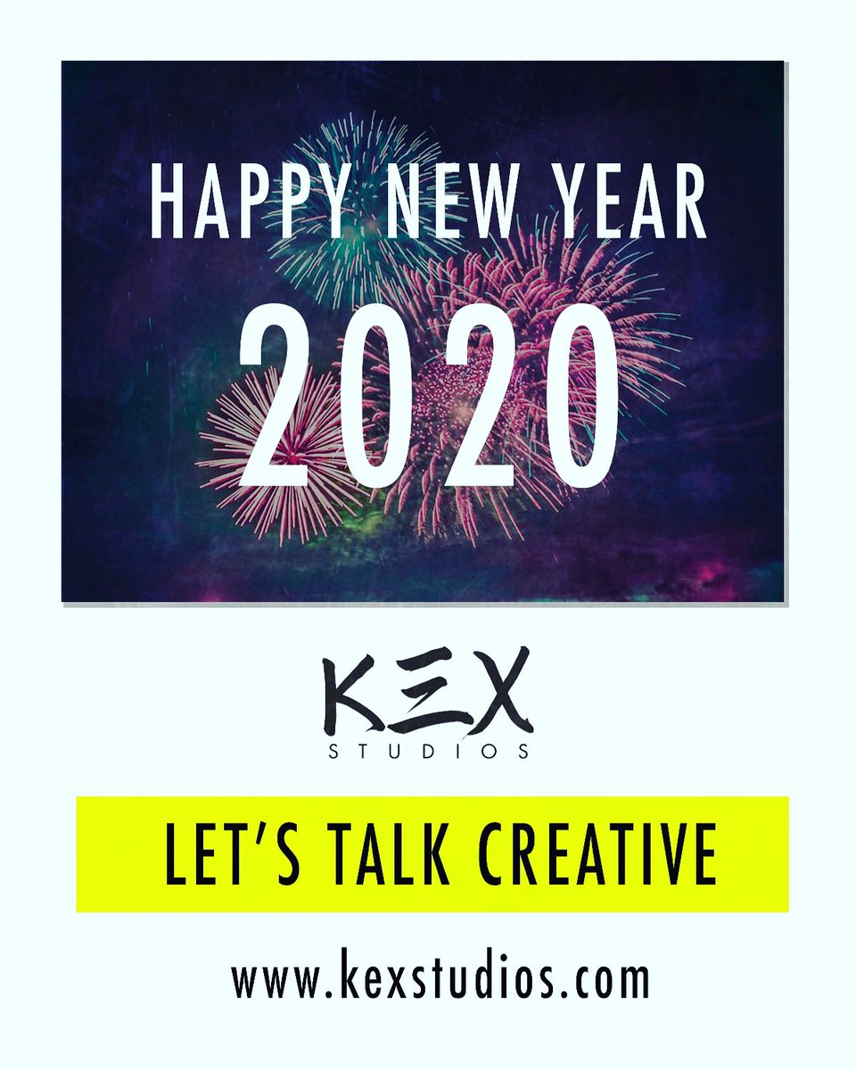 Happy New Year from KEX STUDIOS! Let’s talk creative in 2020. #filmandvideo #commercials #films #promos #brandedcontent #branding #ads #advertising #production #productioncompany #productionagency #DMVbusiness #DCbusiness #ineedacommercial #ineedcreative #graphicdesign