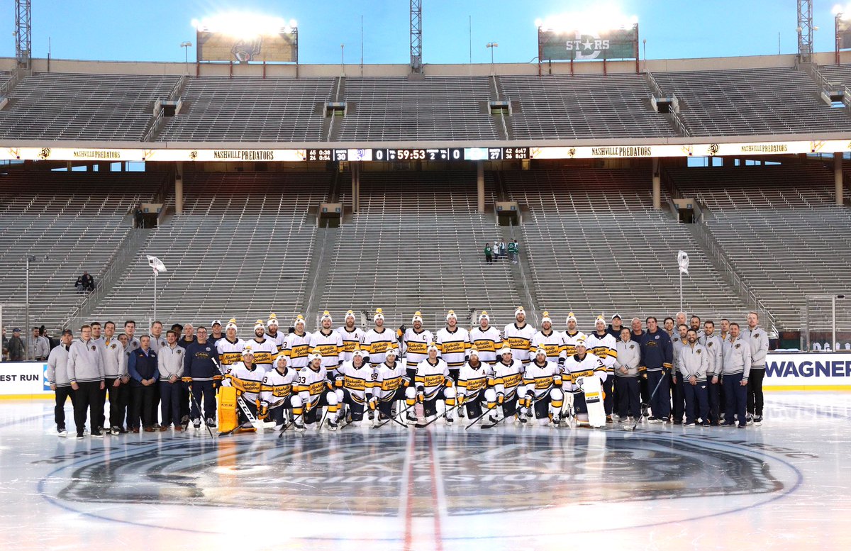 PredsNHL's tweet photo. GAME DAY. 

#Preds | #WinterClassic https://t.co/BidKUwwBRb