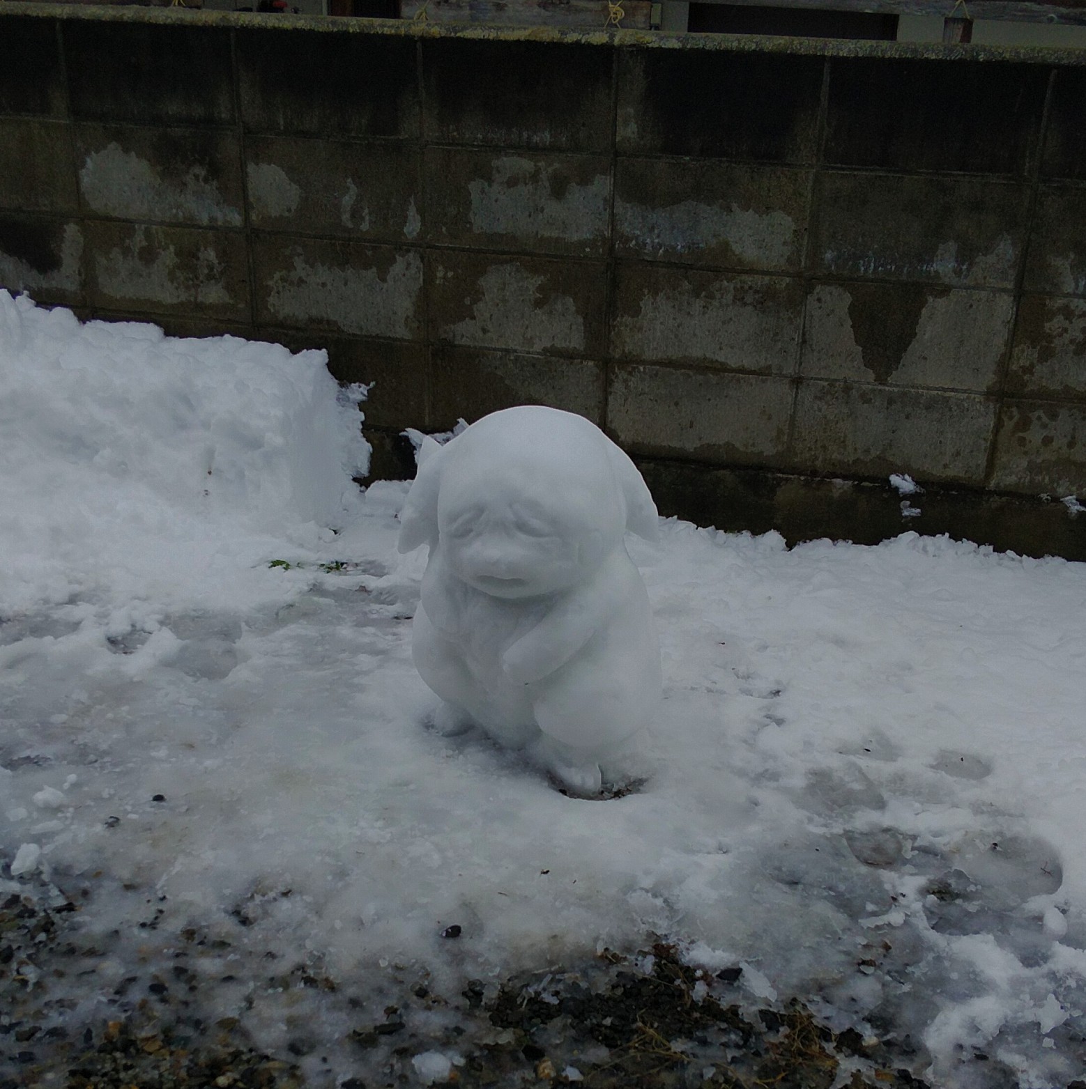 雪だるま職人としにゃん 子年しわしわピカチュウ Detectivepikachu ピカチュウ ポケモン Ryanreynolds ライアンレイノルズ 雪像 一人雪祭り 雪だるま職人 雪だるま Snowart T Co Uglnnvtzey Twitter