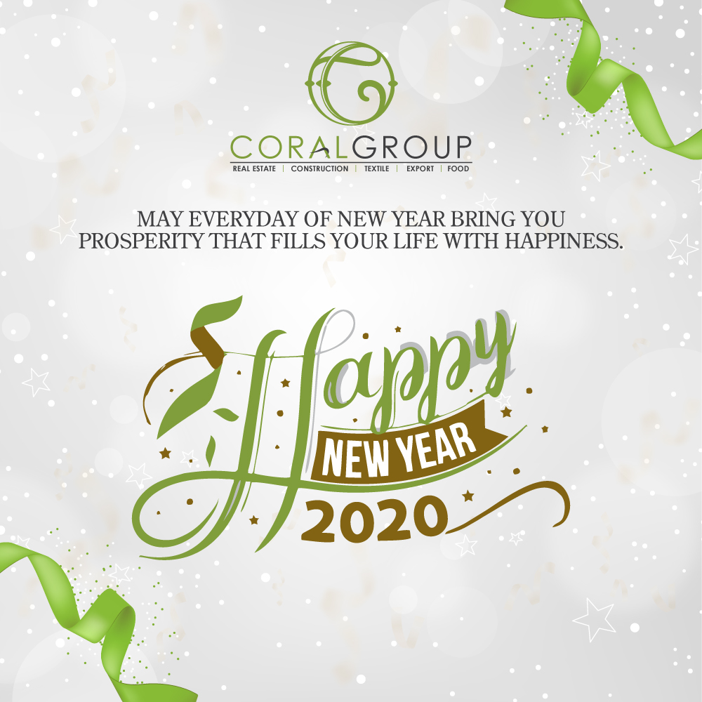 Let the Old Year end and the New Year begin with the Warmest of Aspirations. Happy New Year!

#newyear #realestate #bakery #import #export #saree #textile #coralgroup #varanasi