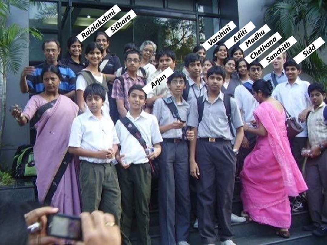 A picture from 10 years ago with 20 students trying out for Team India. Some team India alumni (who are also currently trainers/coaches) are a part of this group