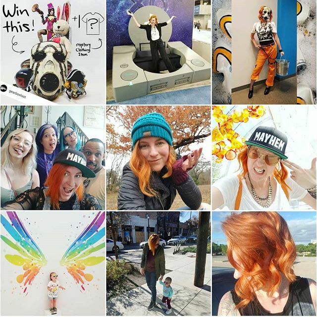 rikaconfesses's tweet photo. I interrupt this Latergramfest to bring you the expected #TopNine post. You people like pops of orange and Borderlands things I think. .
.
.
.
.
#topnine2019 #happynewyear #orangehair #orangeaesthetic #borderlands #MyVideogameLife #HelloKickies https://t.co/cJGqnIn21c https://t.co/73W6rqjRYW