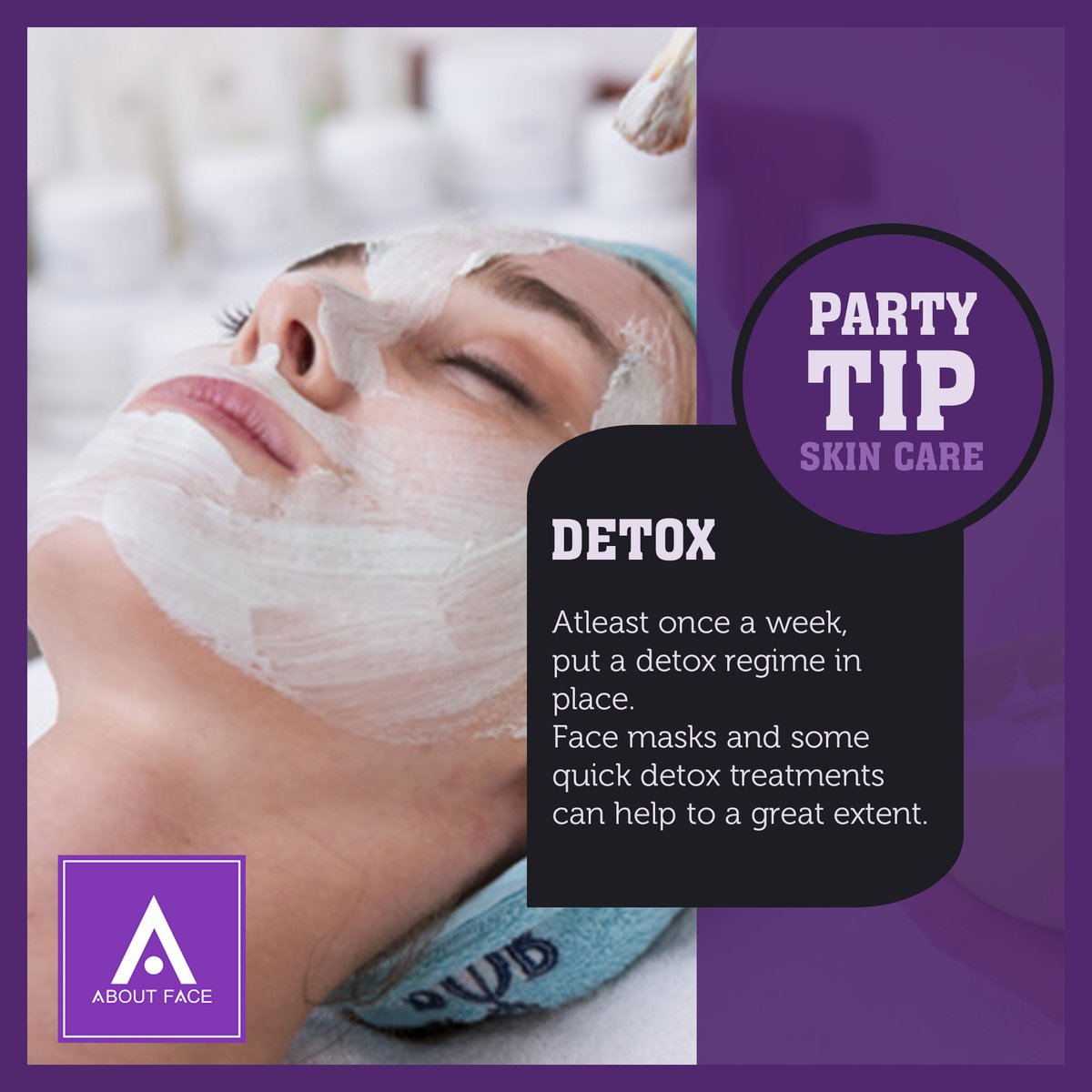 AboutFaceIndia's tweet photo. It's time to detox. 
A simple detox regime by using different kinds of face masks, can make the skin cleaner and healthier. 
.
.
#SkinCarenyaStar #skincaretip #skincareamoorea #skincarelulusujilab #skincaretherpist #skincarekoreamurah #skincareilove #skincaretracy https://t.co/YERTo8ogfC