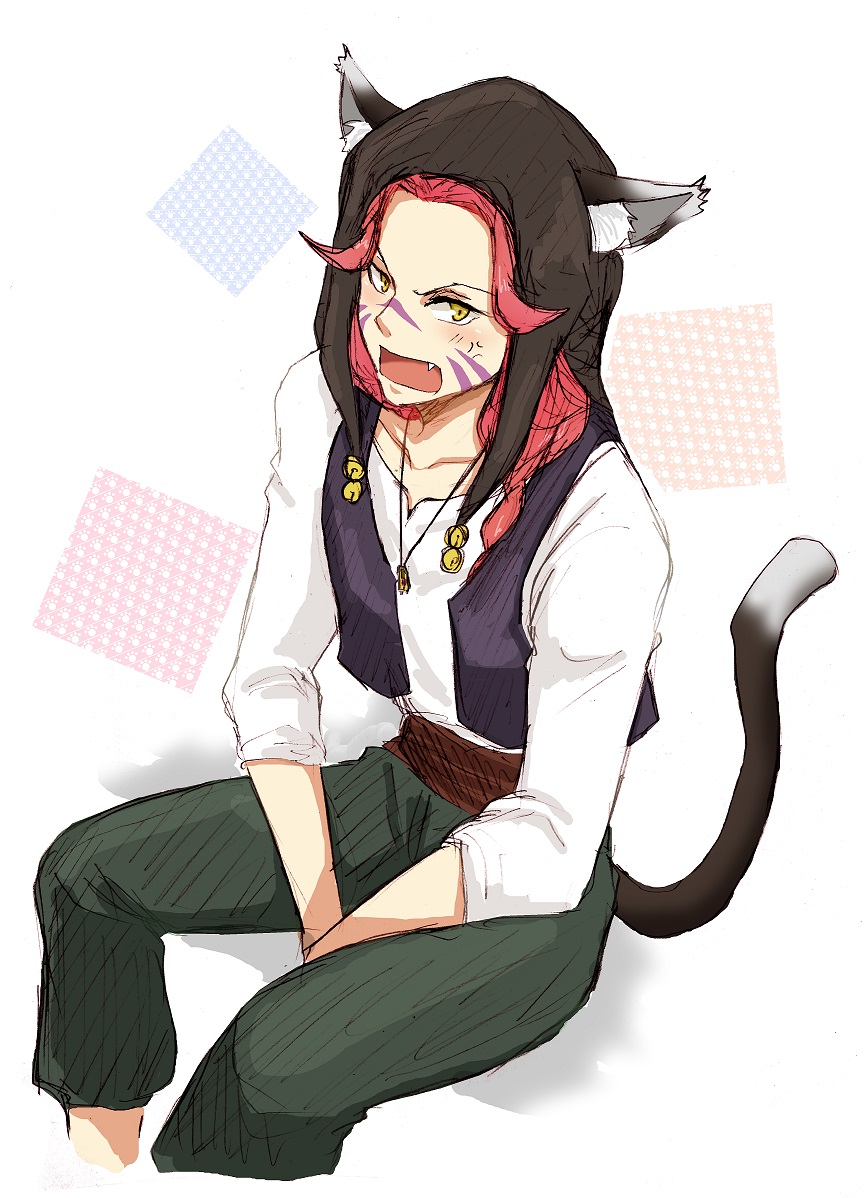 RedRuneKnight's tweet image. He didn't infiltrated Ragna, that's not true...

He's...Not here for the next concert at all. 

" H...Huh, What's the weird look?! 
I can't relax in piece here ?!"

he kinda..got spotted on.