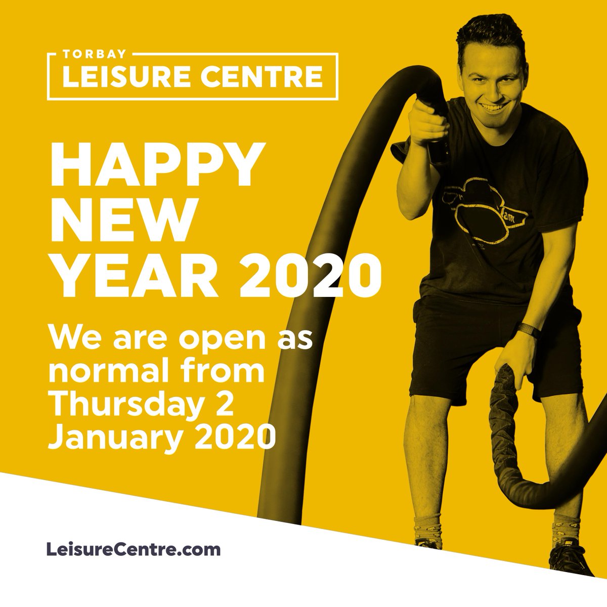 Happy New Year from all the staff at Torbay Leisure centre