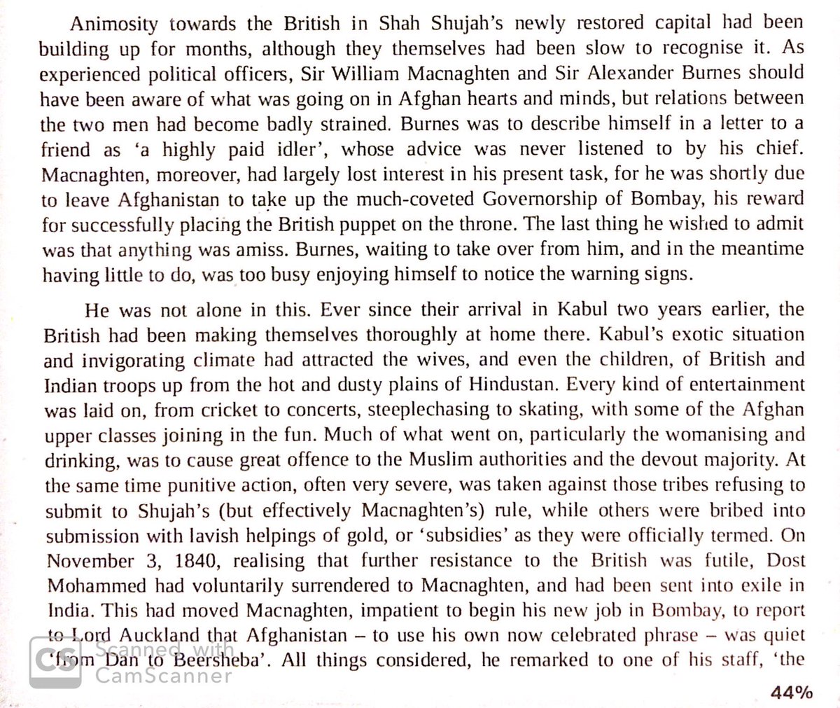 British puppet government in Afghanistan became deeply unpopular, in large part due to Britons bedding Afghan women.