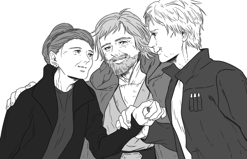 SW/ルクレイハン
私がep8で一番見たかったものをレジェンド3人がオフショでやっててくれたから再現した 