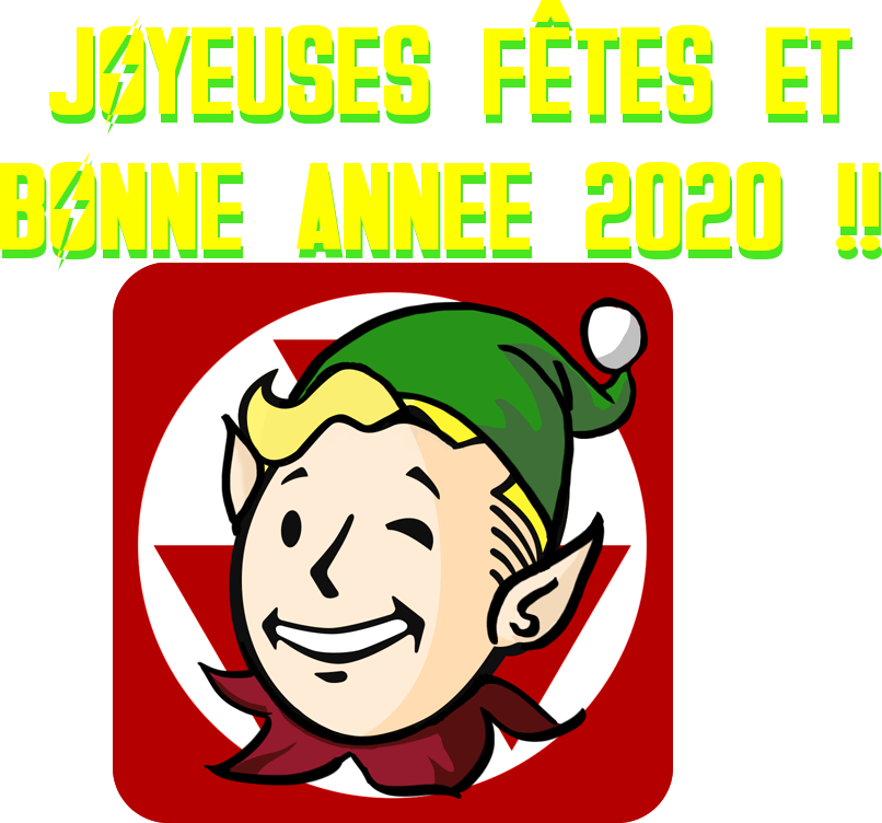 Et voila,

La première année "complète" de Fallout 76 est maintenant officiellement terminée et derrière nous!
Mais 2019 n'était que le début. Nouvelle saison d'évents RP, sortie de Wastelanders, Chat écrit! Que 2020 soit un bon cru!

#Fallout76 #RP #JDR <a href="/falloutfr/">Fallout France</a>