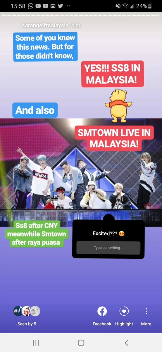 SarangELFMsia's tweet photo. Yes!!!! SS8 in Malaysia and Smtown live in Malaysia!!! 😍😭 https://t.co/KqAReCsqUe