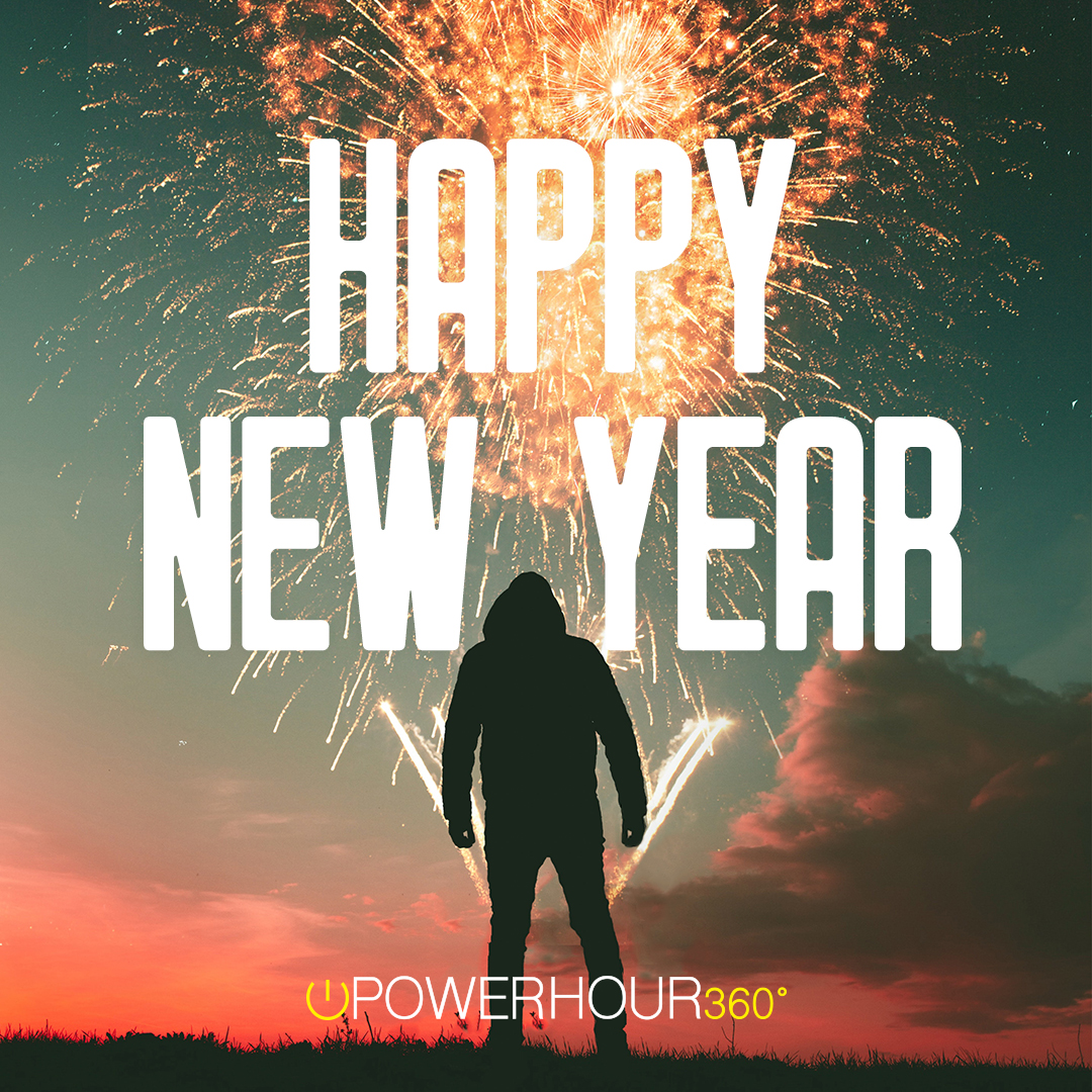 powerhour360's tweet photo. HAPPY NEW YEAR from our Fit Family to yours! Stop by any of our studio locations and we’ll help you get started, and stick to, your resolution for a healthy and happy new year. #PowerHour360 https://t.co/mYFlReLsnL