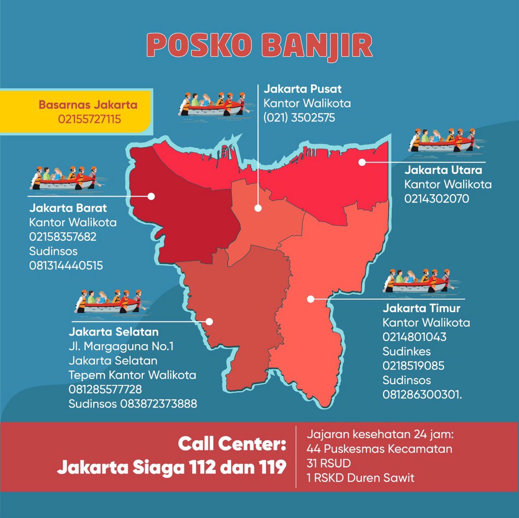 BPBDJakarta's tweet photo. PERINGATAN DINI BANJIR JAKARTA

Janga lupa kasih tahu orang terdekatmu tentang informasi ini!
⁣
#DKIJakarta⁣
#Jakarta⁣
#OperasiSiagaIbuKota⁣
#SiapTanggapGalang⁣
#Jaki⁣
#PerluTahu⁣
#bpbddkijakarta https://t.co/b7uOGjVho7