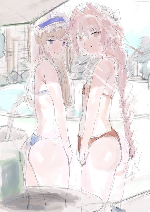 アストルフォ、デオンしたがき 