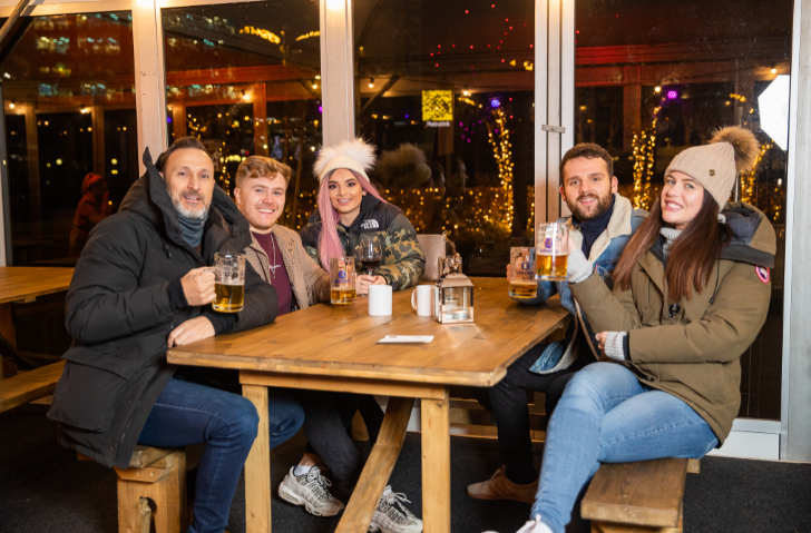 Cheers to the #newyear! Bring on 2020! 🥂⛸❄ Today we're open from 12pm- 6pm. #happynewyear #nyd #mediacity #icerink #iceskate