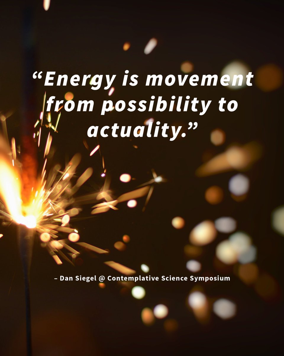 MindandLifeEU's tweet photo. 💬 "Energy is movement from possibiilty to actuality."
- Dan Siegel at the Contemplative Science Symposium

We wish you all the best for 2020! START NOW turning possibility into actuality in your life! 🎉

#beyondconfines #css19 #mindandllifeeu https://t.co/RKLfORssyS