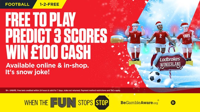 ladbrokes 1-2-free bet