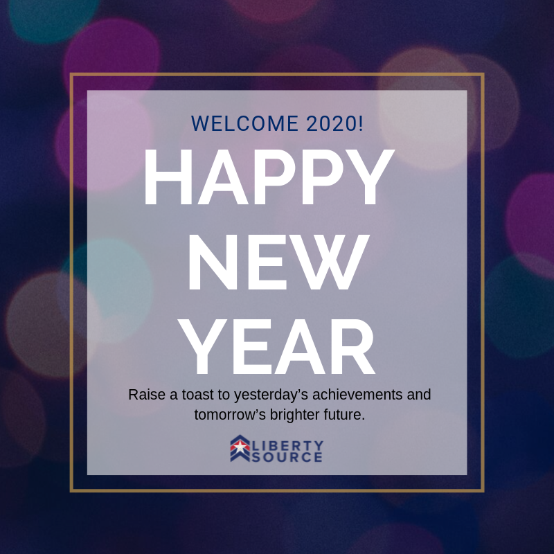 LibertySourceUS's tweet photo. Let new beginnings signify new chapter filled with pages of success and happiness, written by the ink of hard work and intelligence. Happy New Year! #hello2020 #newyear #NewOpporunities #NewSuccesses https://t.co/sqnJVfJ2IV