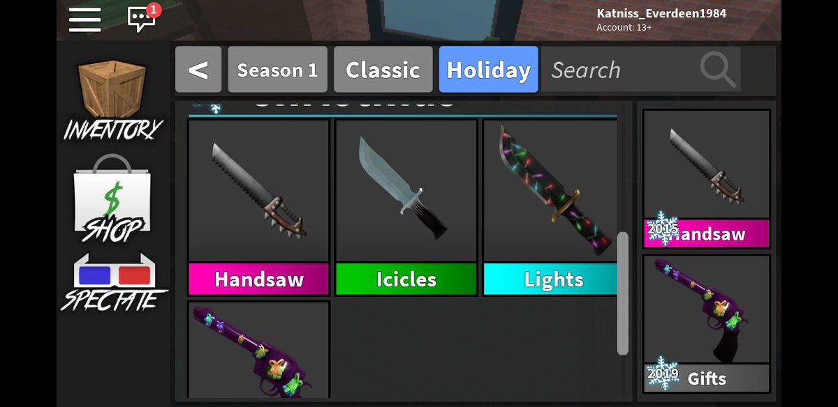 Games Roblox Murder Mystery 2 Godly Knife