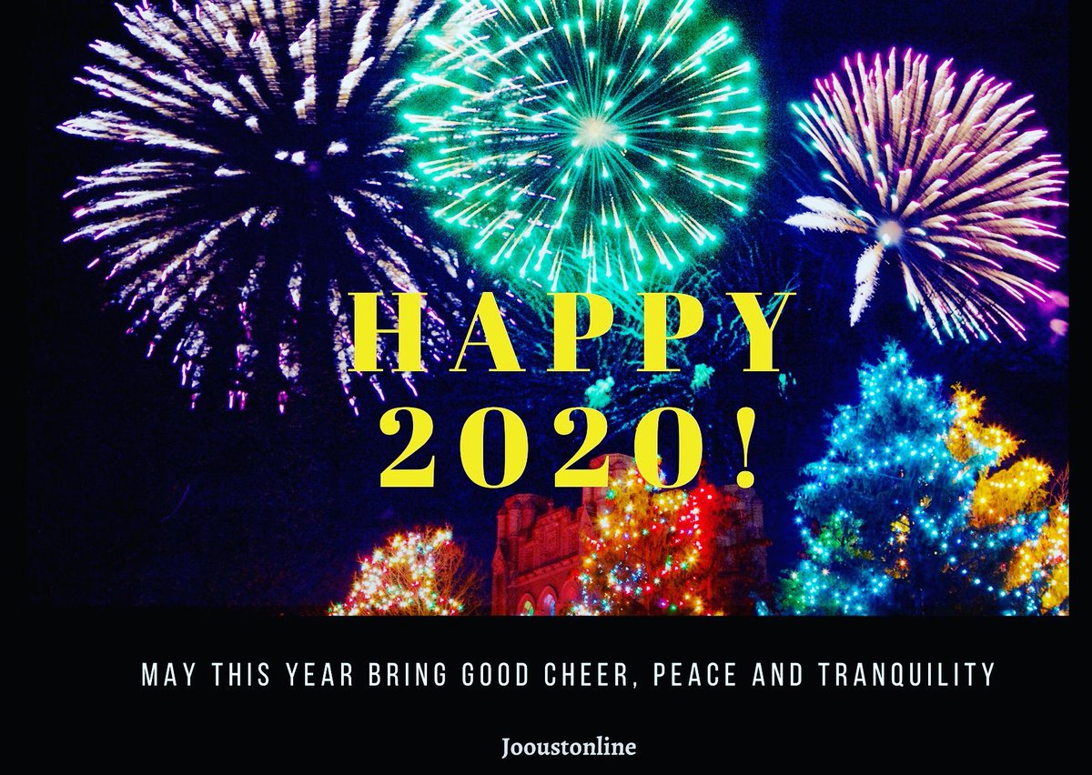 Jooustonline's tweet photo. Have a fantastic 2020! As we start a new decade, may you find the zeal to plan and achieve all your goals even as you strive to inspire change and growth in your spheres of influence for posterity. #NewYear #NewSlate #about2020 https://t.co/mZW1J7d1ol