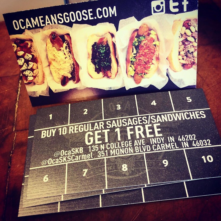CateringByGoose's tweet photo. we’re closed on #NewYearsDay but open at 11am on Jan. 2 — start investing in 2020: stamp cards are here! https://t.co/OO60cD0oI8
