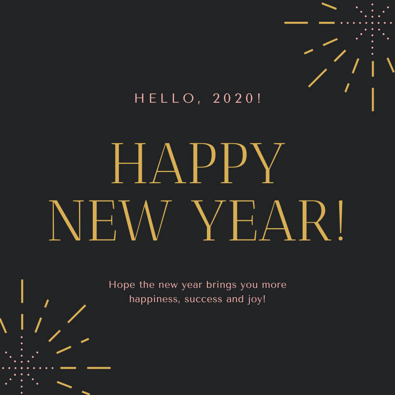 Wishing everyone a great start to 2020!