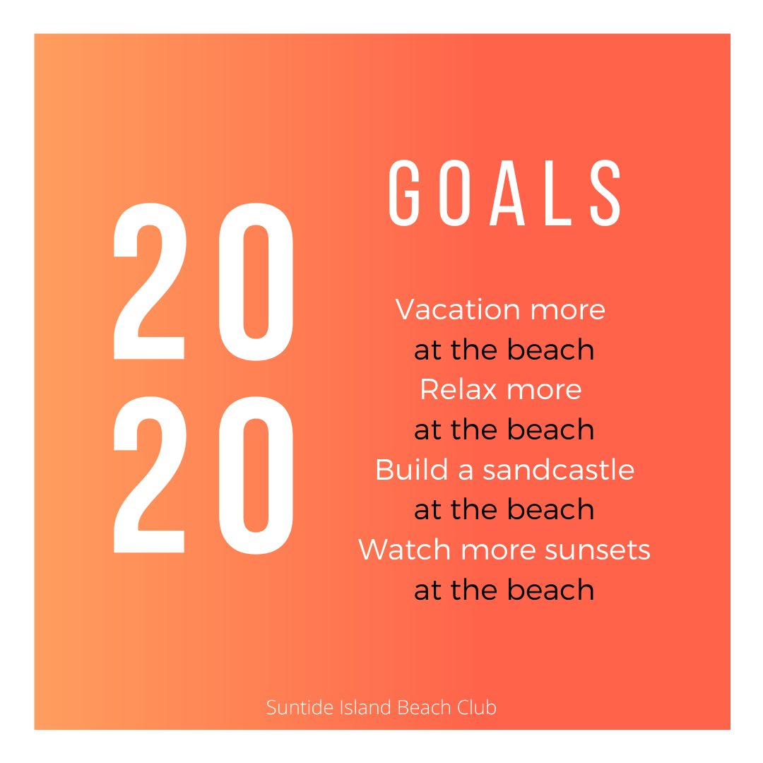 SuntideIsland's tweet photo. We wish you all a "BEACH" filled 2020! Happy New Year from Suntide! #HappyNewYear #2020 #LidoBeach #SuntideIslandBeachClub #Goals #vacation #relax https://t.co/3JedhhnL7z
