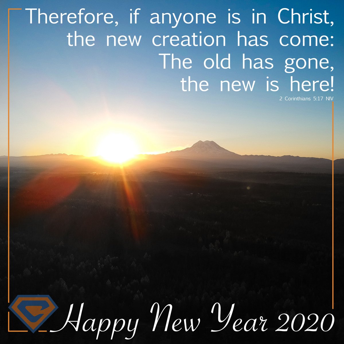 Therefore, if anyone is in Christ, the new creation has come: The old has gone, the new is here! 2 Corinthians 5:17 NIV
#HappyNewYear