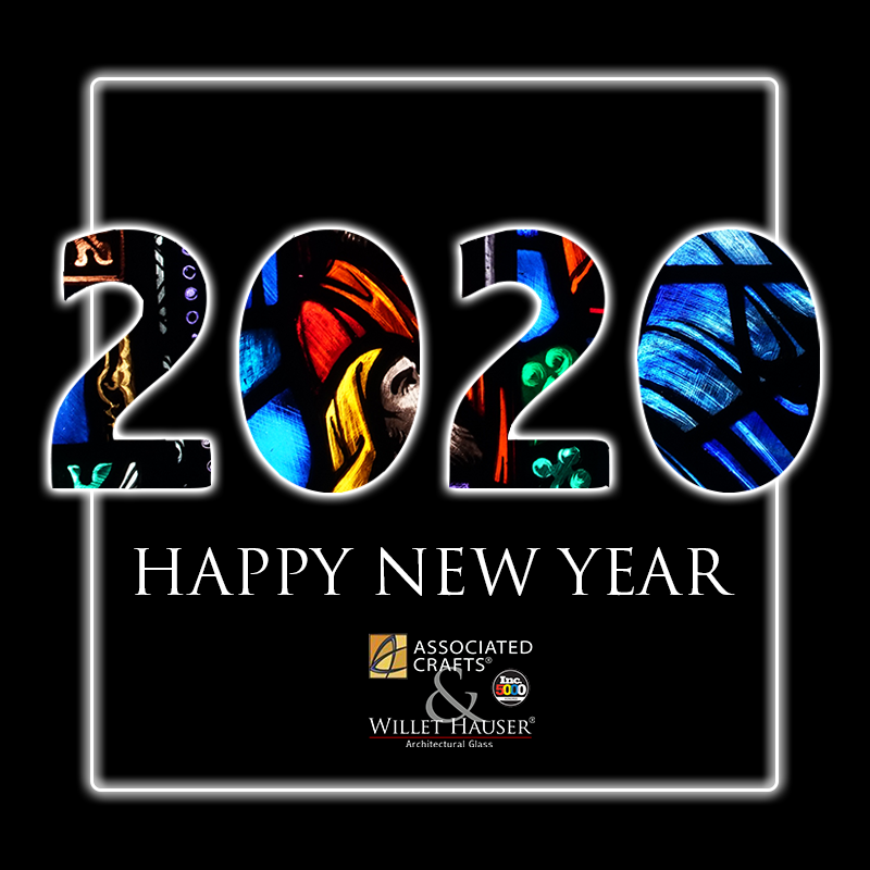ACWHGlass's tweet photo. Happy New Year from Associated Crafts & Willet Hauser! May 2020 bring you fortune and happiness!
https://t.co/QDpVVJQQWJ
>We ARE Stained Glass<
#ACWH #StainedGlass #HappyNewYear https://t.co/njiJfeJPYm
