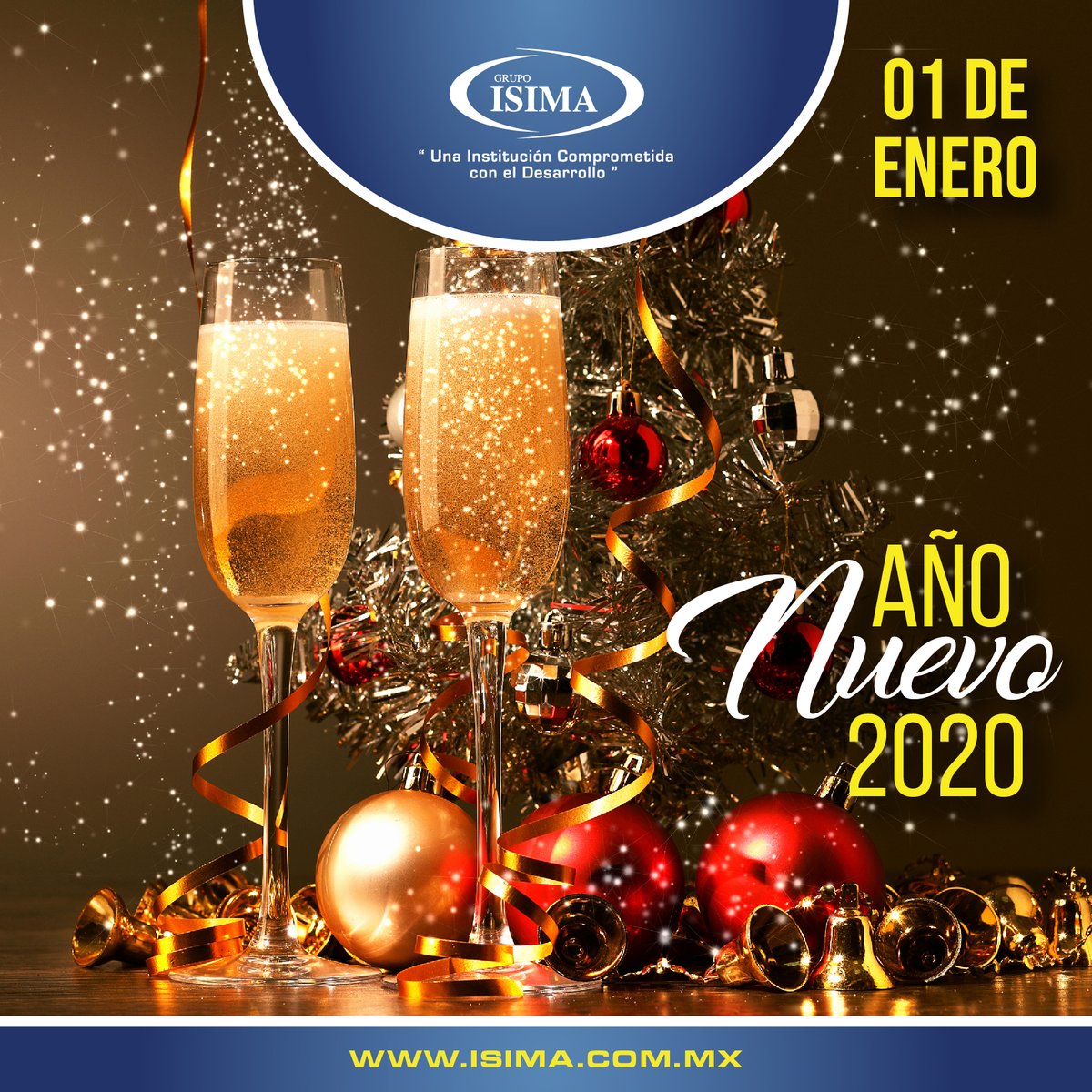 Grupo ISIMA les desea un Feliz Año Nuevo.
#ISIMAUniversidad #FelizAñoNuevo
isima.com.mx