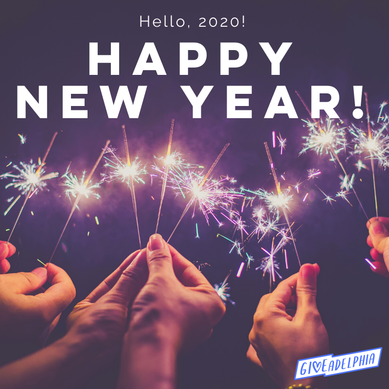 giveadelphia's tweet photo. Wishing you and yours a happy and healthy new year! Can’t wait to celebrate with you in 2020. Make sure to add info@giveadelphia.com to your contact list to never miss an update! https://t.co/yR9zfvXDSy