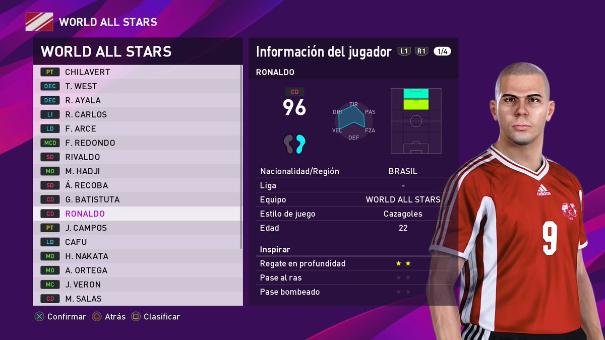 Adrian06101985's tweet photo. WORLD ALL STARS (Winning Eleven 4)

@Juampy050 
@maquiavelo_40 
@JuniorMantis 
@PESUniLegends 
@MardenDas 
@Nagaorionlivefr
@Peda69Kitmaker

Link video: https://t.co/vc615QCXUk

#PES2020 #eFootballPES2020 #WorldAllStars https://t.co/qEqO0aaVK3