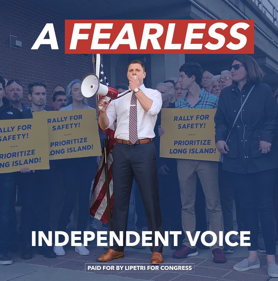 I am proud to officially announce my candidacy for U.S. Congress! In Washington, D.C., I will continue to serve as your fearless voice for independence and common-sense! 

Are you in? Join the team at the link in our bio! 

#lipetriforcongress #congress #washingtondc #longisland