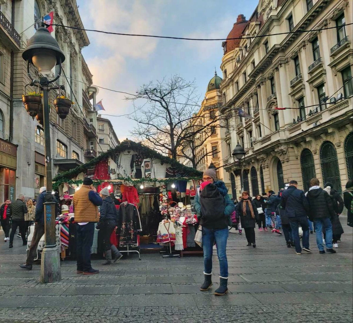 belgrade_on's tweet photo. Knez Mihailova street on New Year's Day. https://t.co/lPF3HLySwv