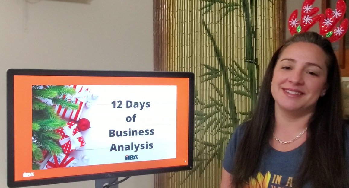 On the 8th day of the #12DaysOfBusinessAnalysis, dive deep into #UserStories with our Chapter Operations Manager, <a href="/danelkis/">Danelkis Serra, CBAP</a>

Refer to our latest post on LinkedIn for the full video!

#BusinessAnalysisTechnique #BusinessAnalysisTechniques #BusinessAnalysis #BusinessAnalyst #baot