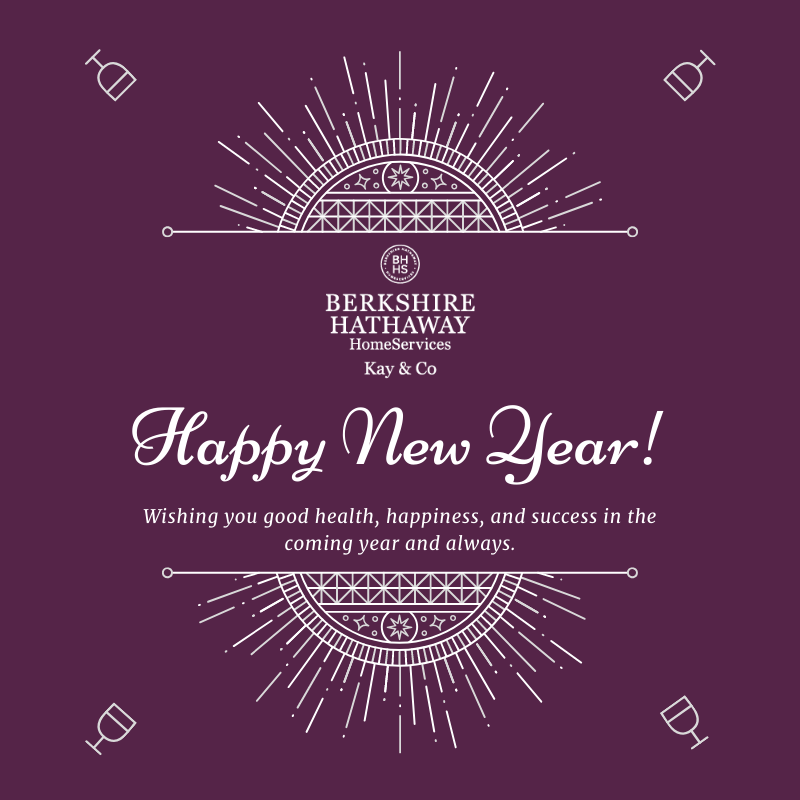 BHHSKayandCo's tweet photo. Happy New Year! Wishing you and yours a happy and healthy 2020! From all of us at Berkshire Hathaway HomeServices Kay &amp; Co #happynewyear #berkshirehathawayhomeservices https://t.co/Va4N185E4G