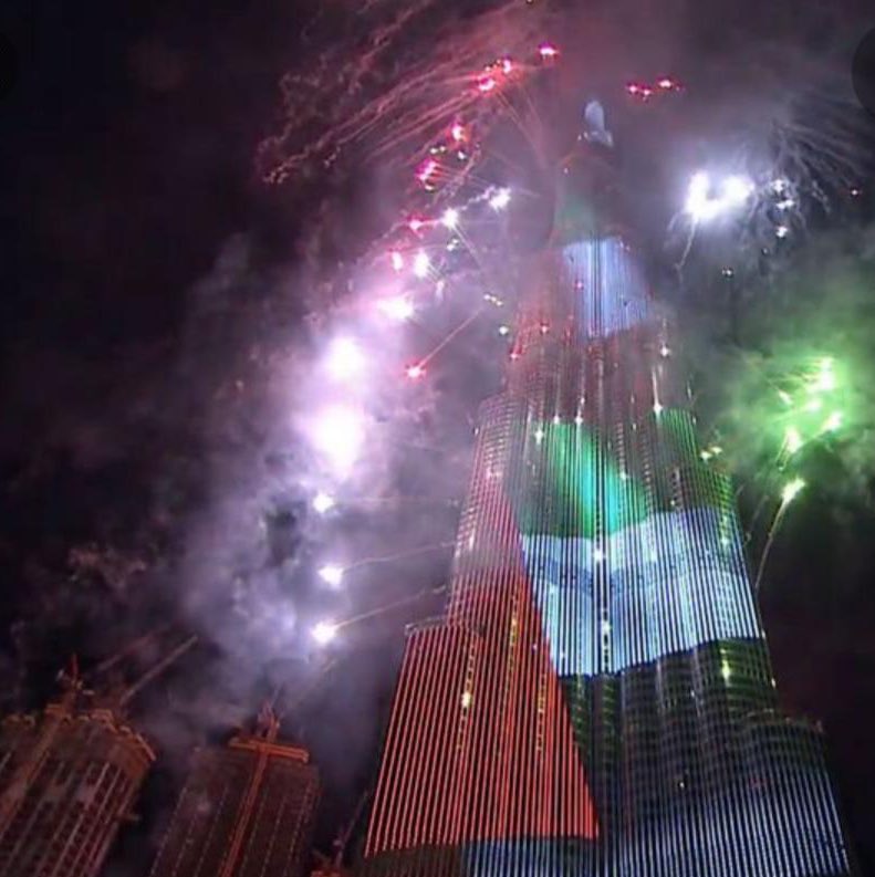 احتفلت دبي أمس مع العالم بقدوم عام 2020 .. احتفل اكثر من مليوني إنسان في شوارع دبي ... وشاهد حوالي المليار إنسان احتفالاتها أيضا ... شكرا لكل من ساهم في التنظيم  .. والتنقل .. والحماية .. والاعلام ... وتوفير السلامة للجميع .. شكرا لفريق عمل دبي 👍🏻