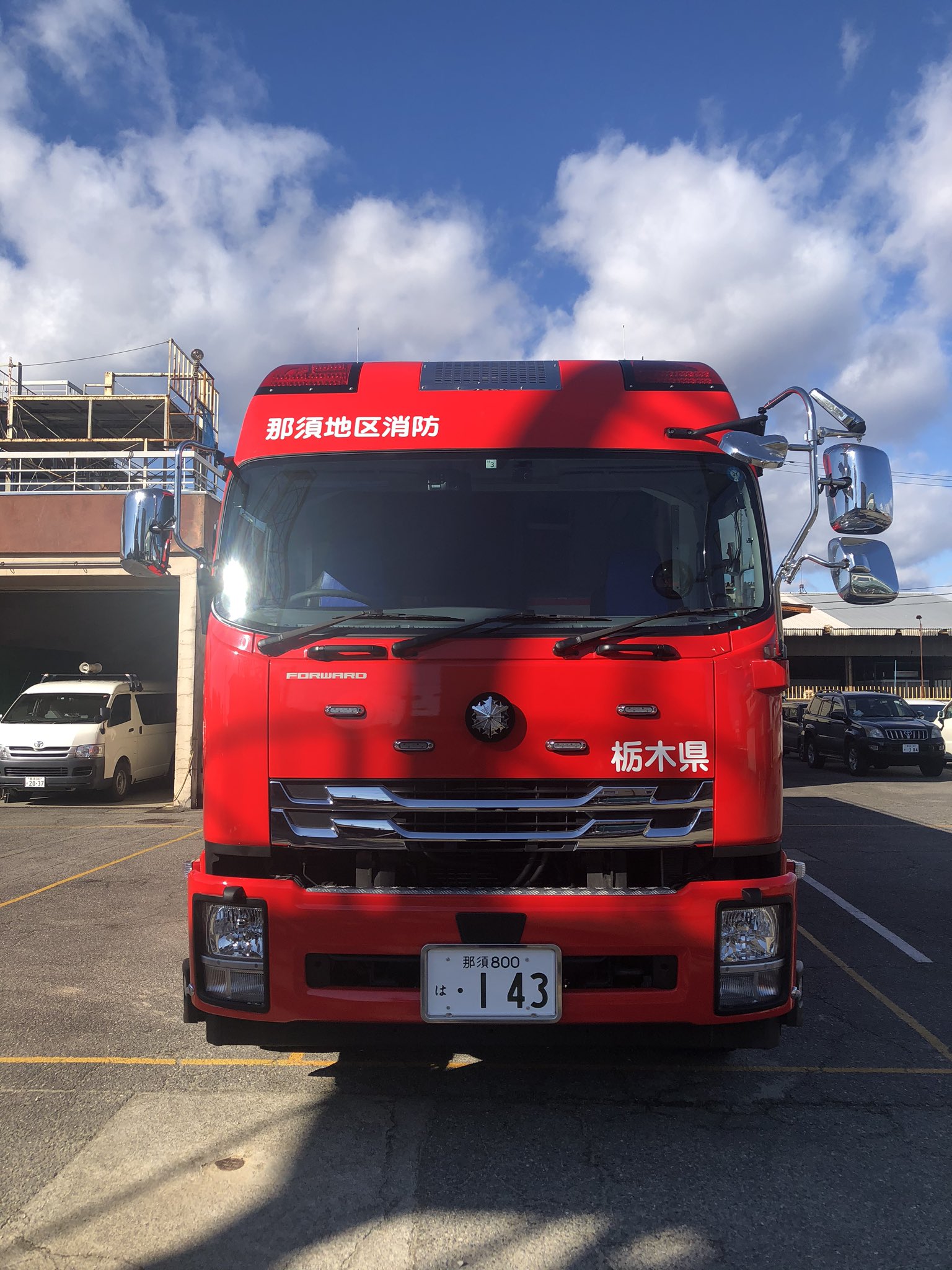 緊急車両ファン On Twitter 那須地区消防本部 黒磯消防署 支援車 撮れやついいち動かしてくれました