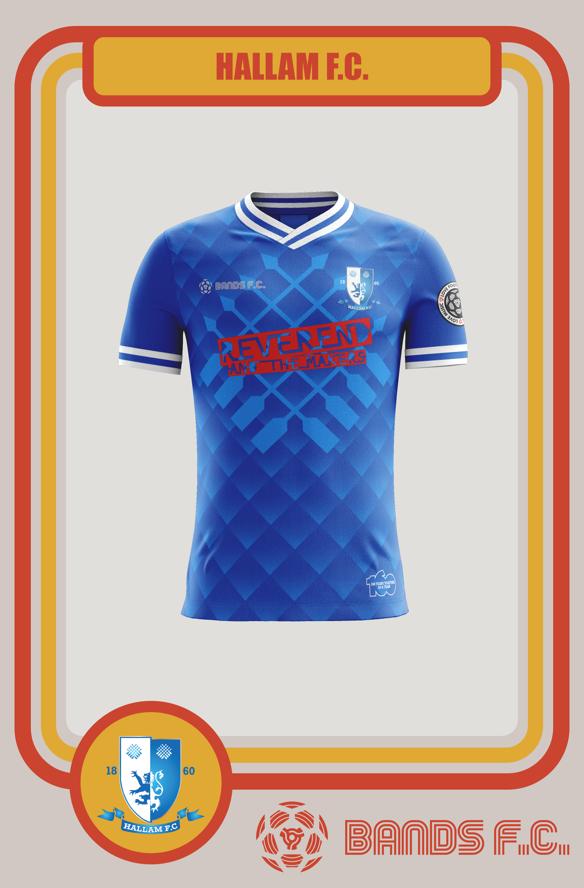 HallamFC1860's tweet image. Our second big announcement today... 📰📣

Following on with our partnership with @_Bands_FC, they have kindly and brilliantly designed and will provide our u19's kit for next season. 

Once again celebrating our 160th year. Its a thing of beauty 😍

#HallamFC x #BandsFC